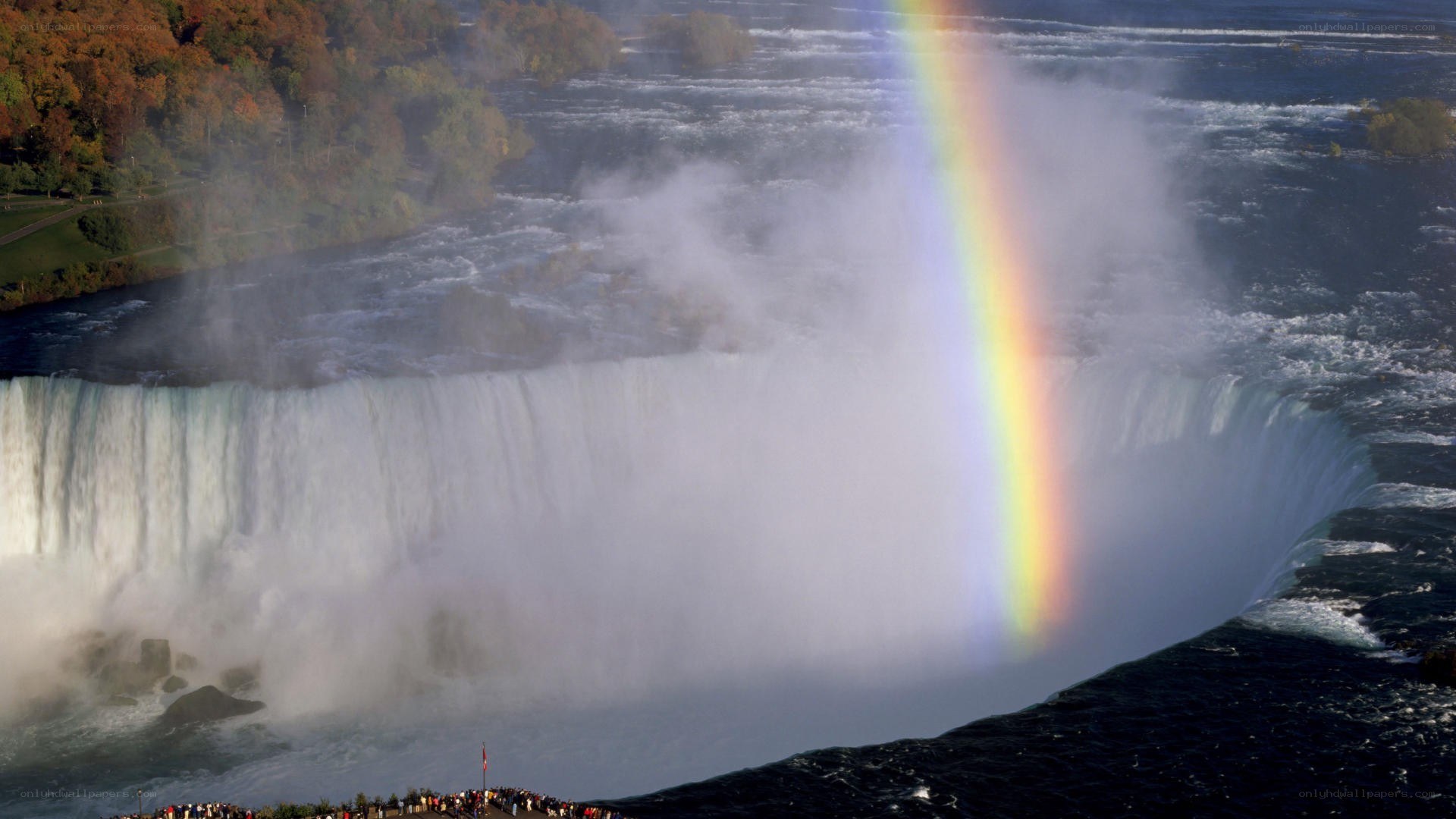 Rainbow over Niagara Falls
