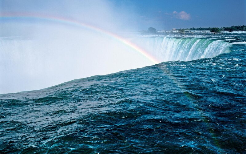 Rainbow over Niagara Falls