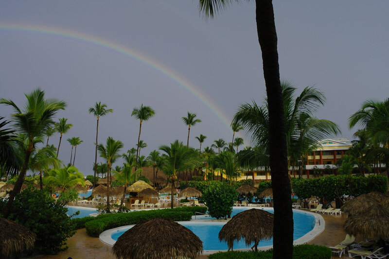 Rainbow over Resort