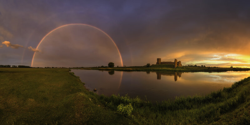 Rainbow over River Ruins
