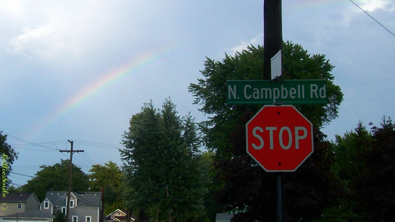 Rainbow over Street