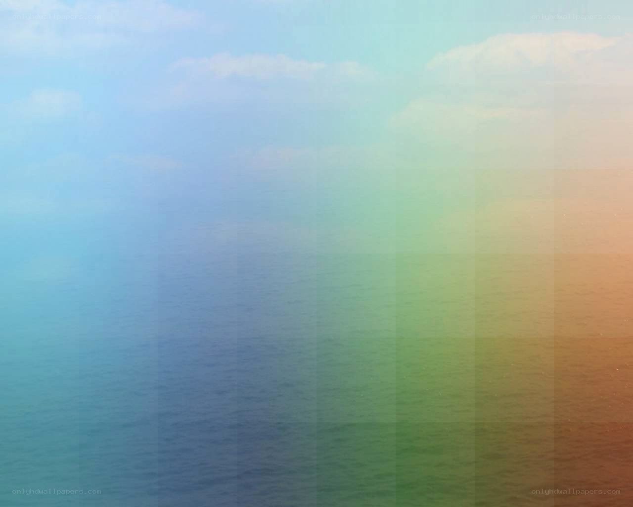 rainbow over the ocean