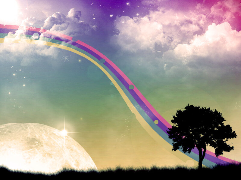 Rainbow over Tree