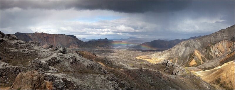 Rainbow over Volcanic Valley
