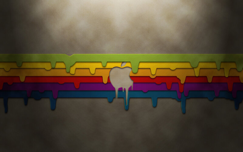 Rainbow Paint Dripping