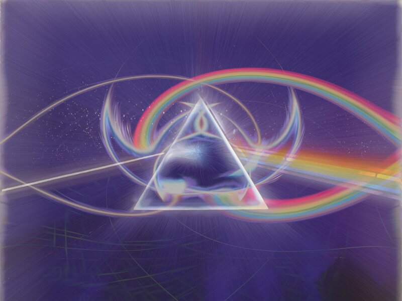 Rainbow prism triangle