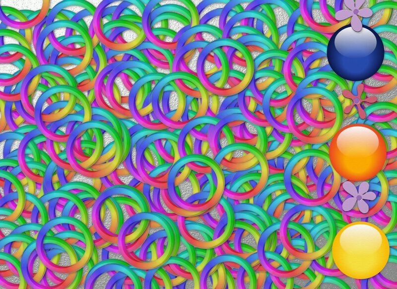 Rainbow Rings and Spheres