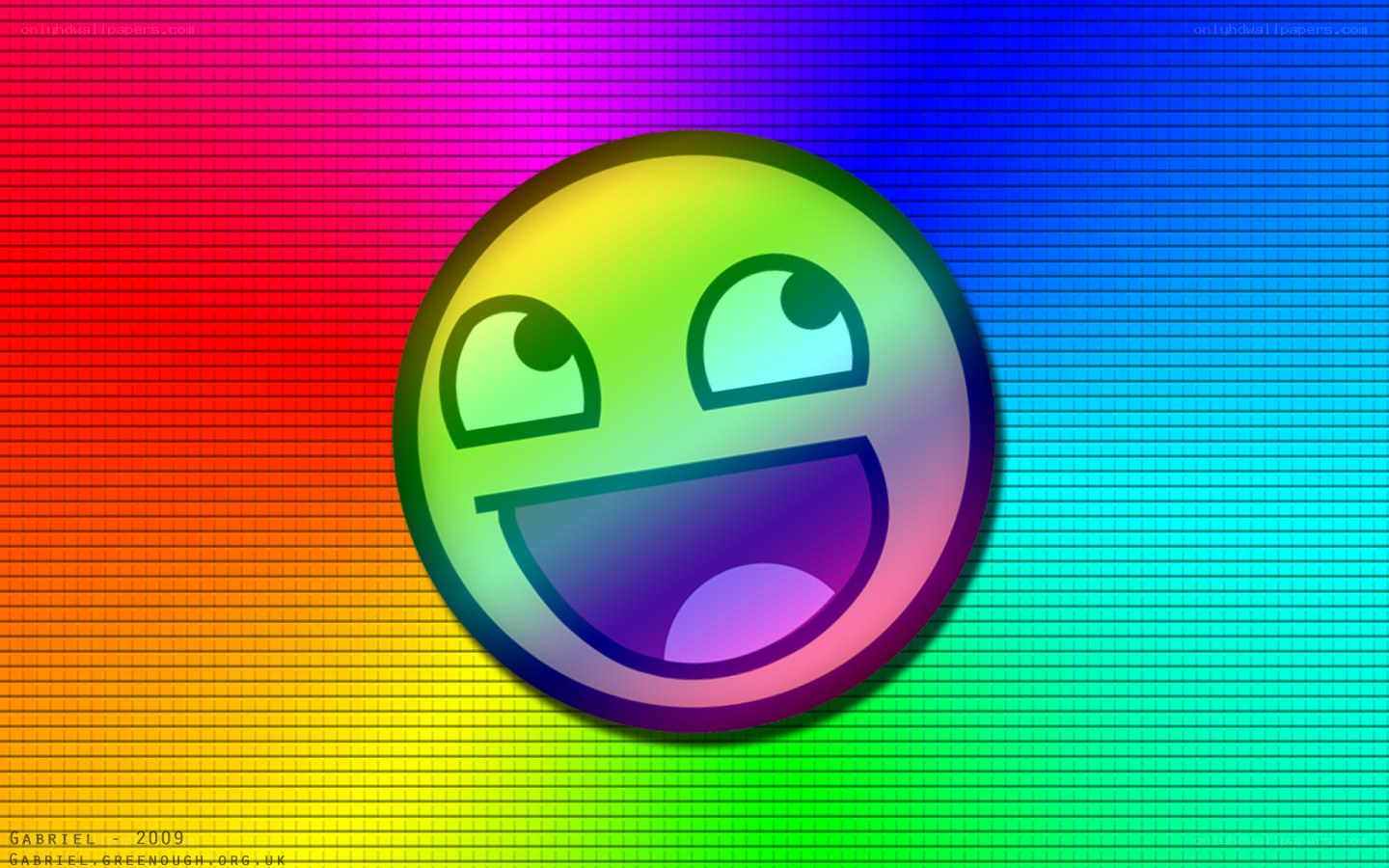 rainbow smiley face