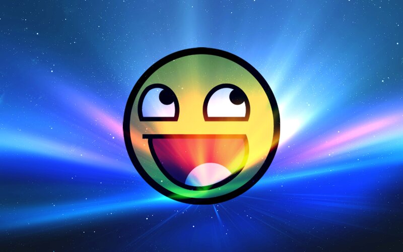 rainbow smiley face