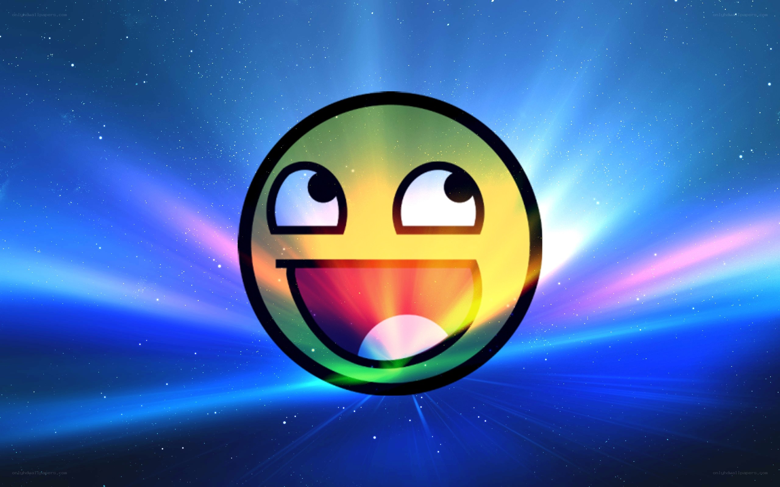 rainbow smiley face
