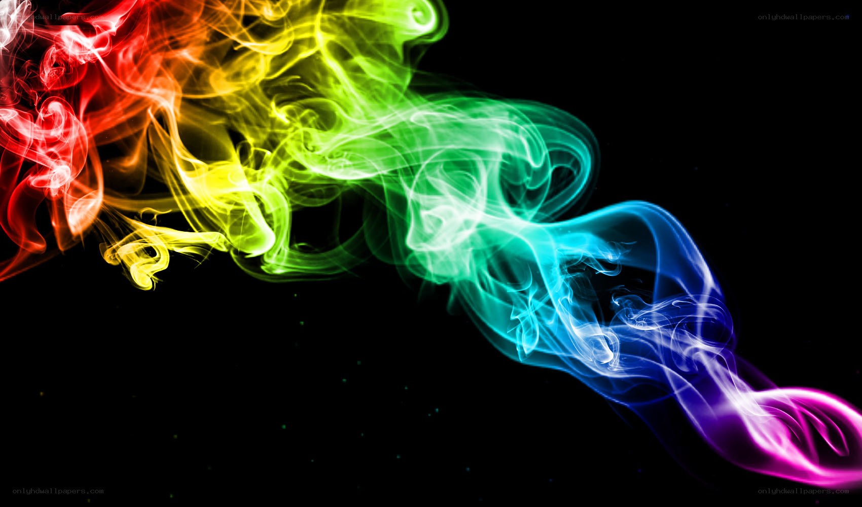 rainbow smoke swirl