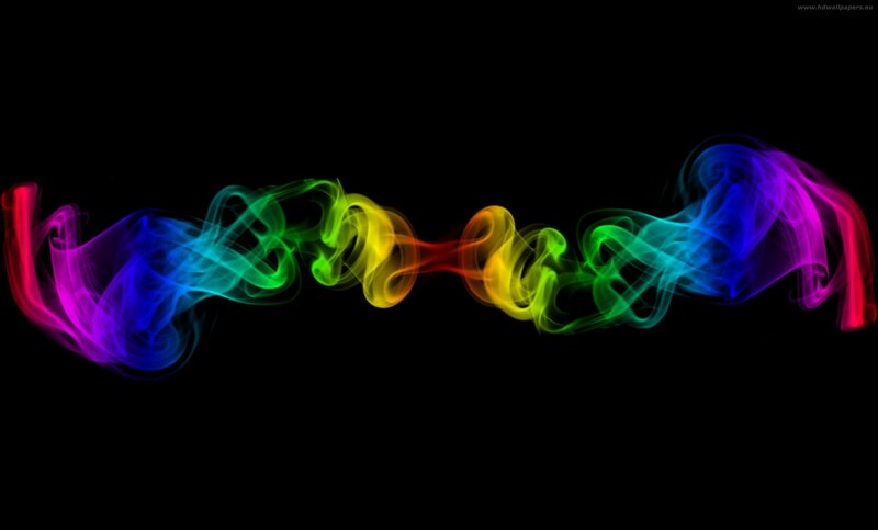 rainbow smoke swirl
