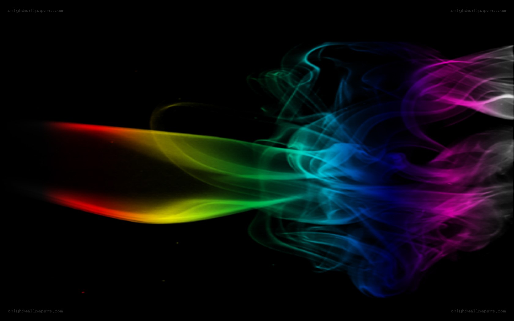 rainbow smoke swirl