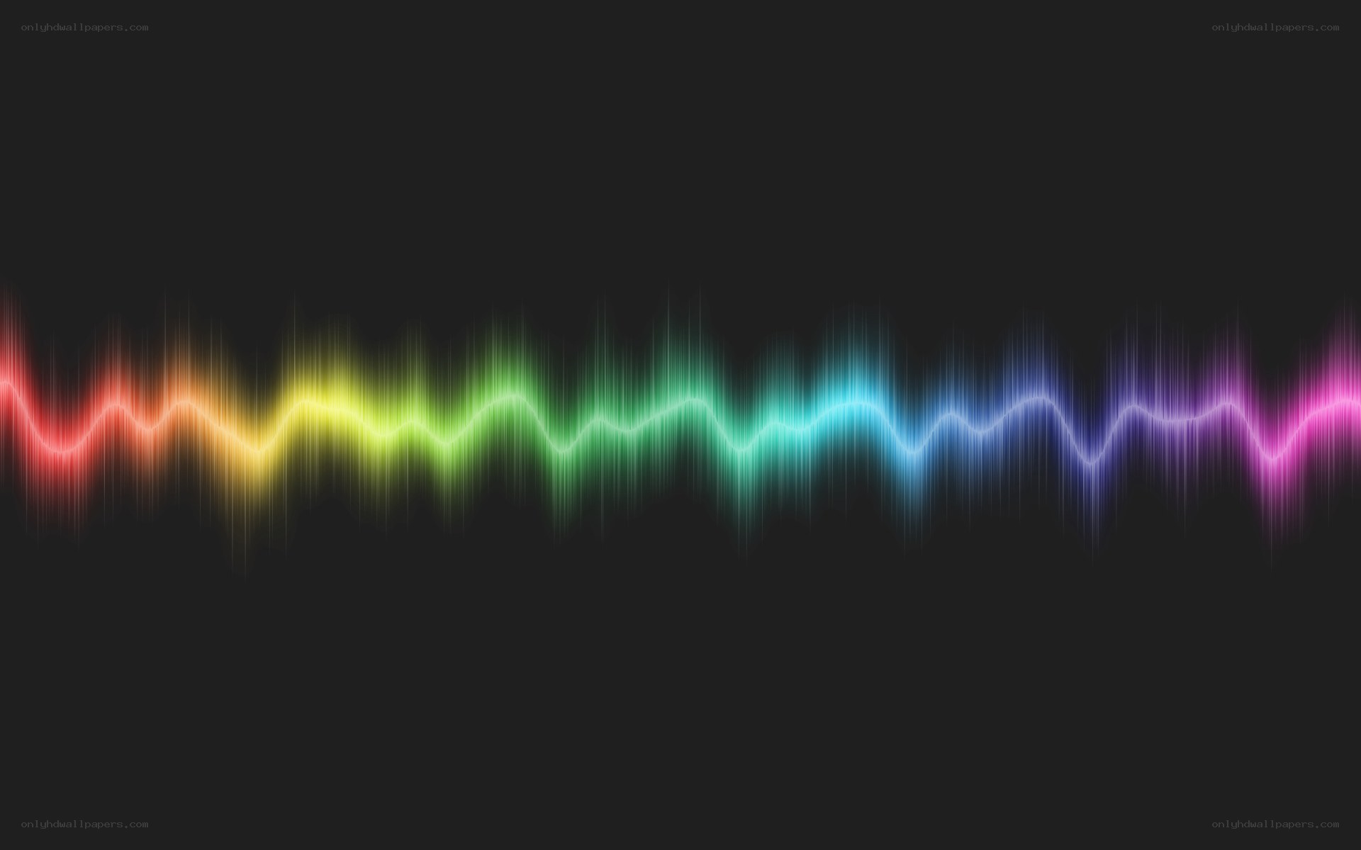 rainbow sound wave
