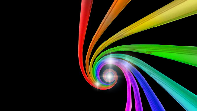 Rainbow Spiral Tunnel