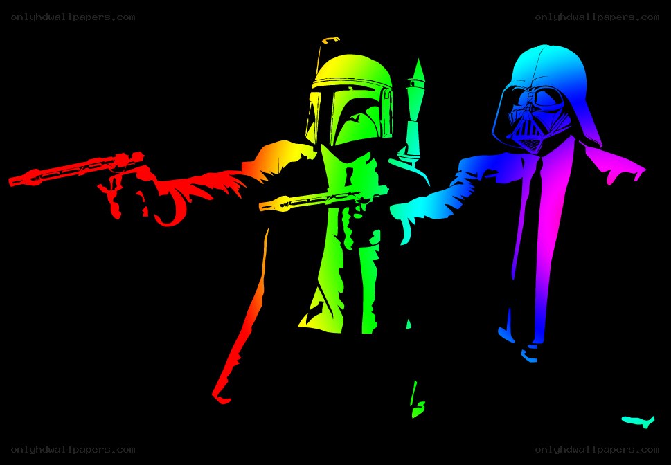 rainbow star wars characters