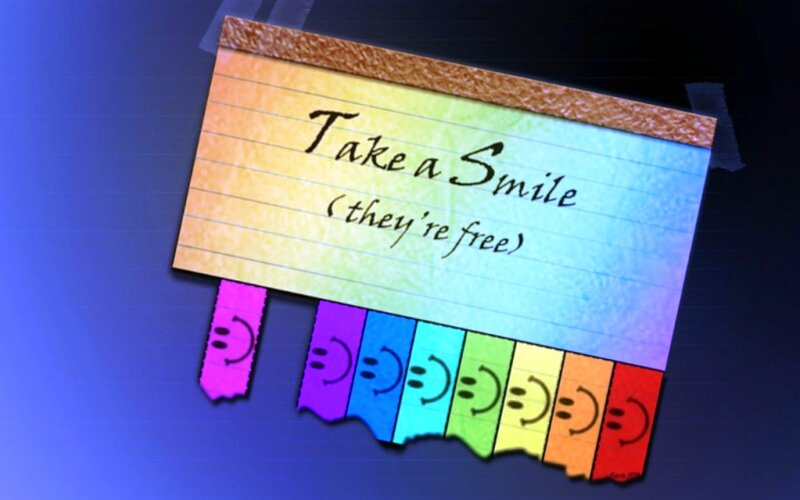 Rainbow Sticky Notes — Blue