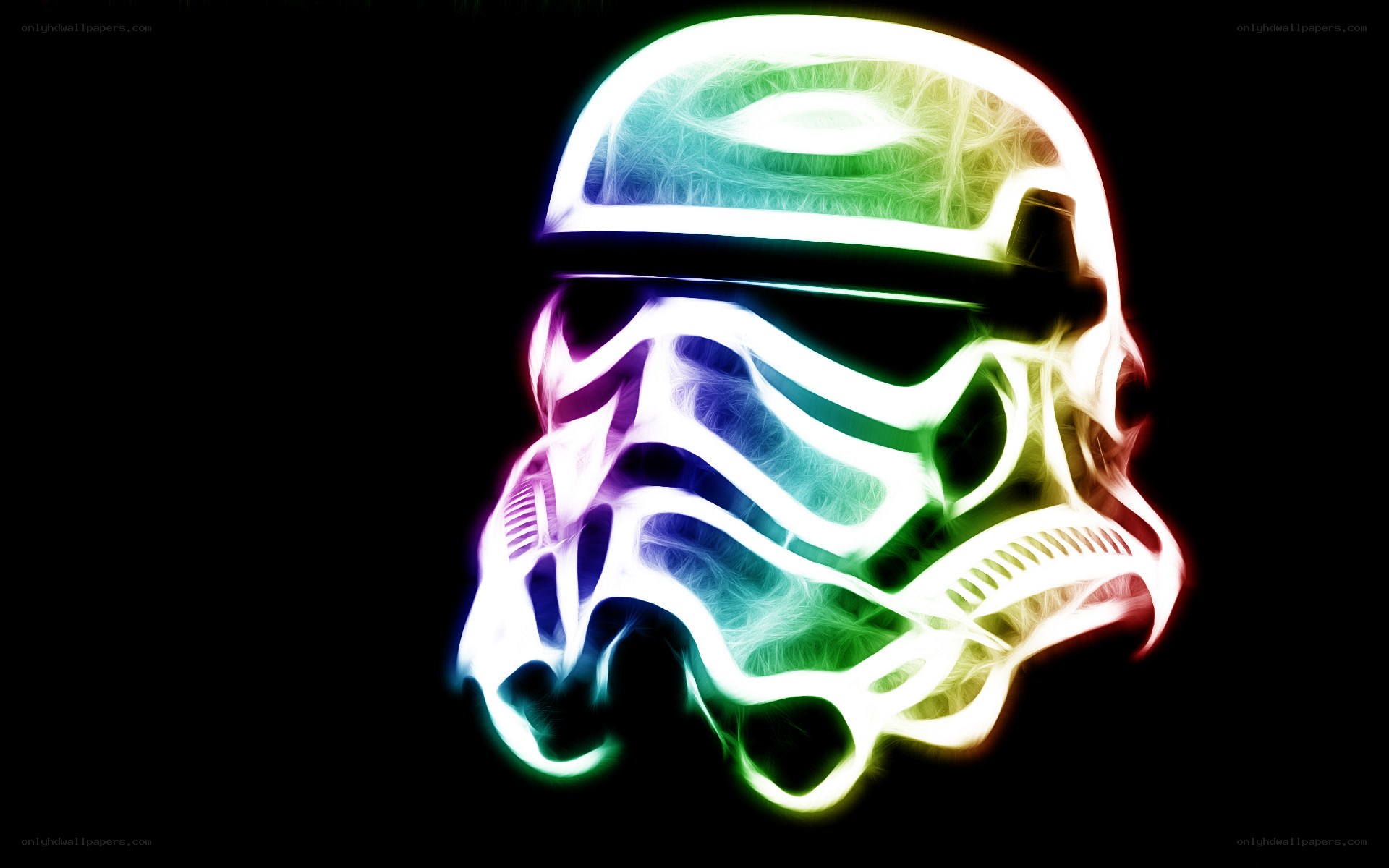 rainbow stormtrooper helmet