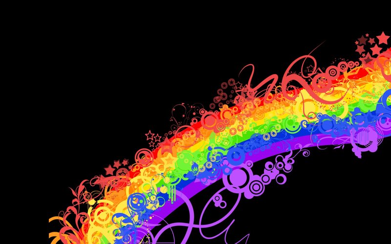 Rainbow Swirl Design