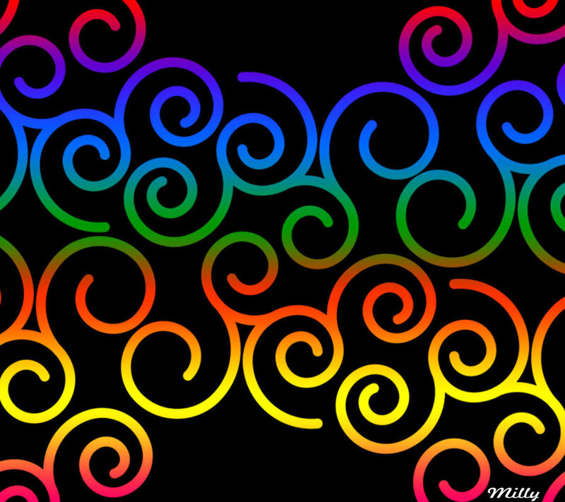 Rainbow Swirl Pattern