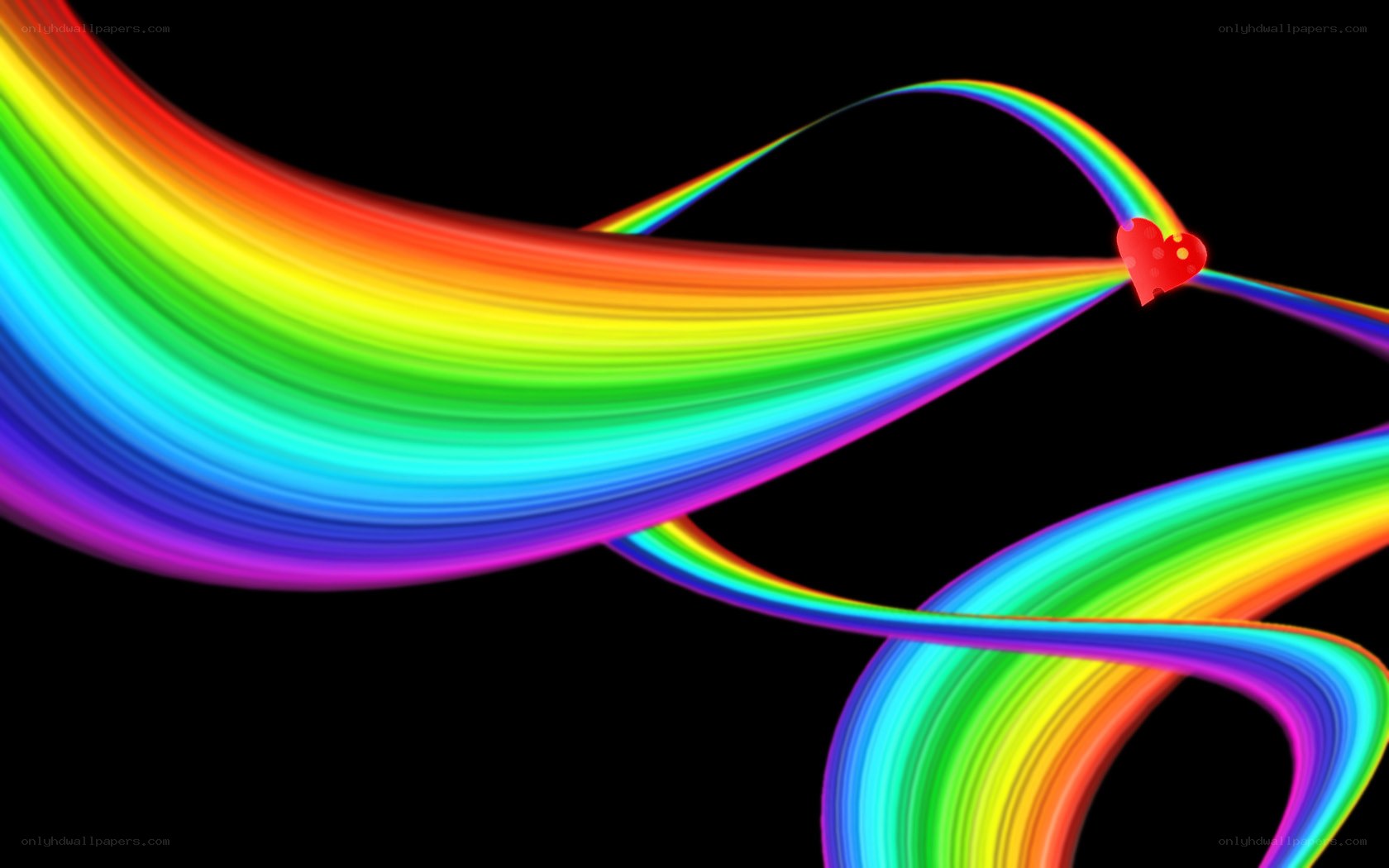 rainbow swirl with heart