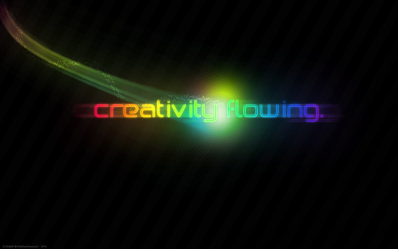 rainbow text with glowing effect
