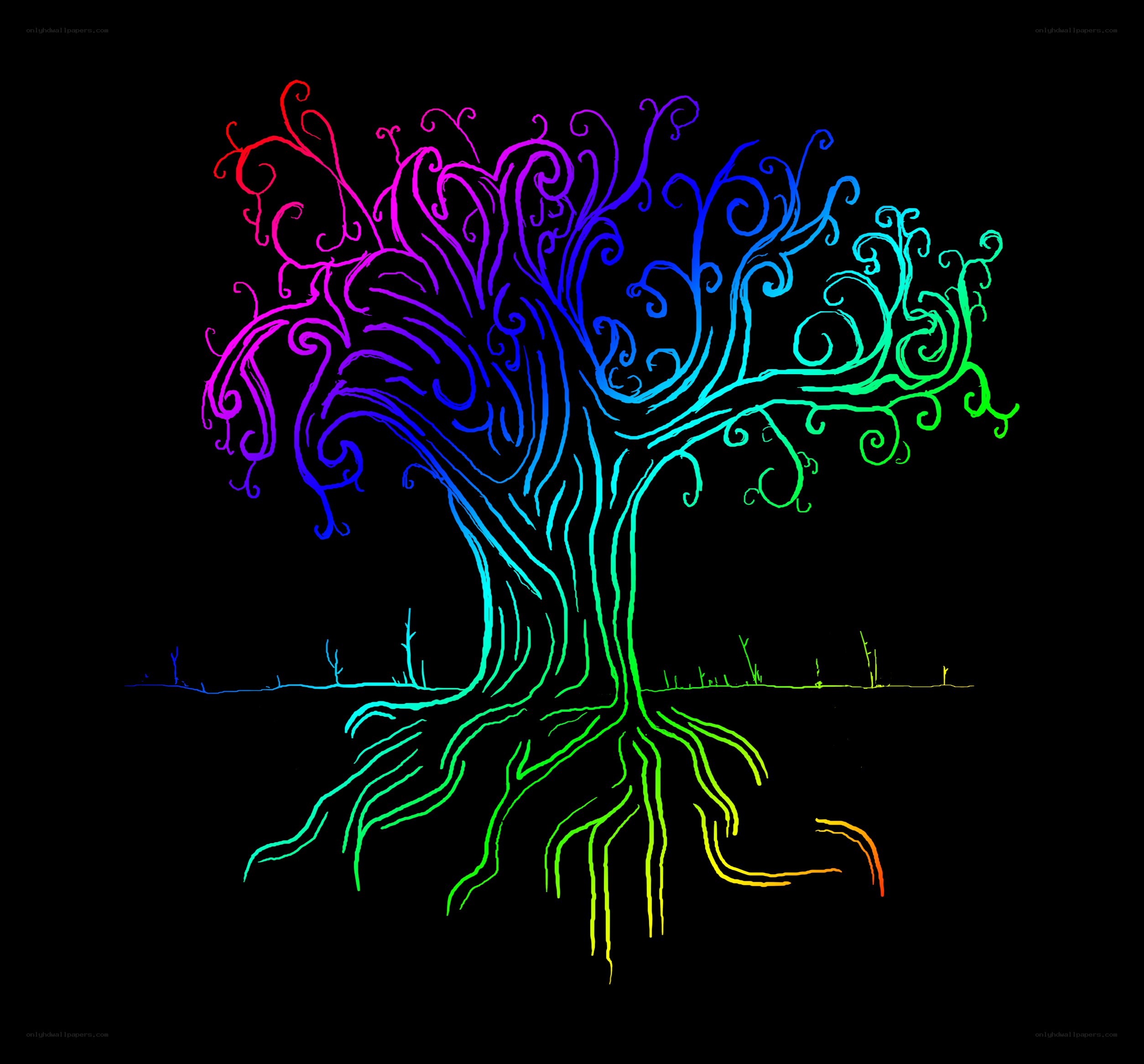 rainbow tree of life