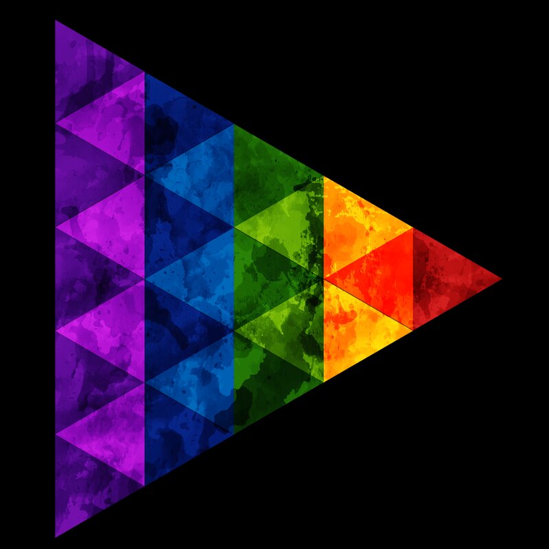 Rainbow Triangle Pattern