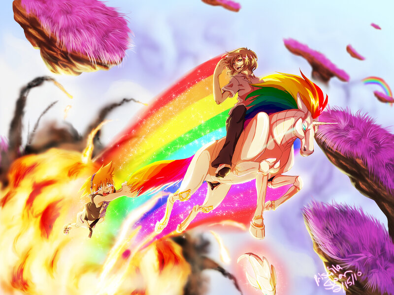 Rainbow unicorn adventure