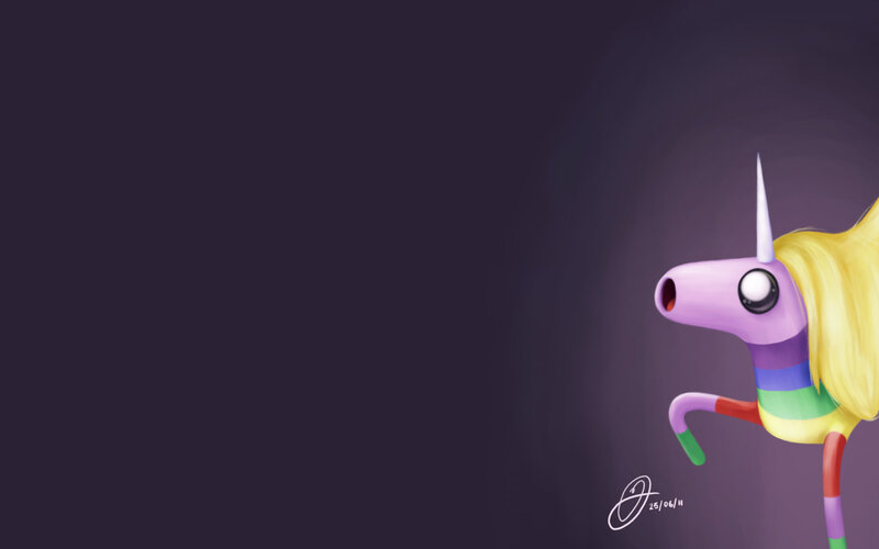 Rainbow unicorn character