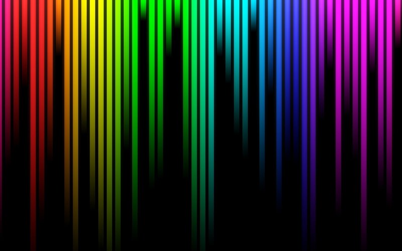 rainbow vertical stripes
