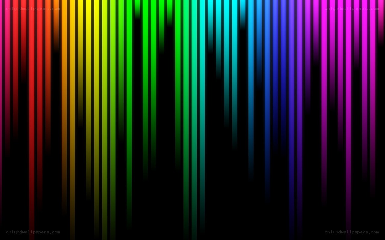 rainbow vertical stripes