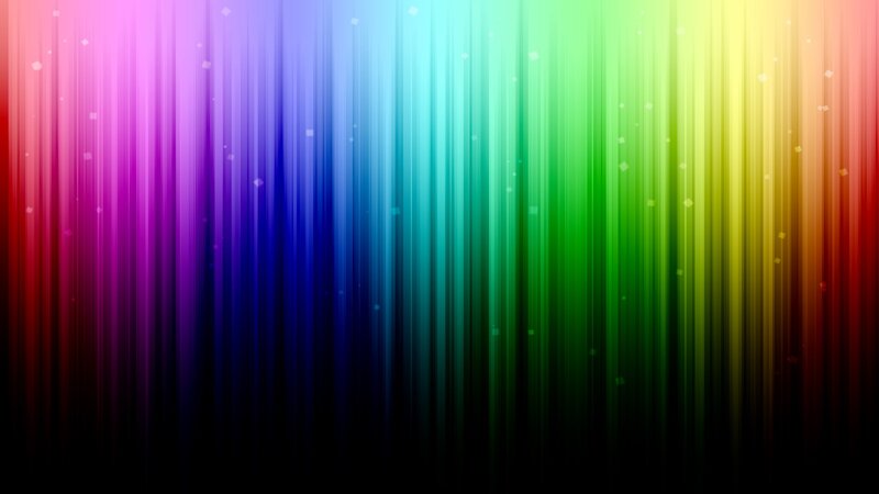 rainbow vertical stripes