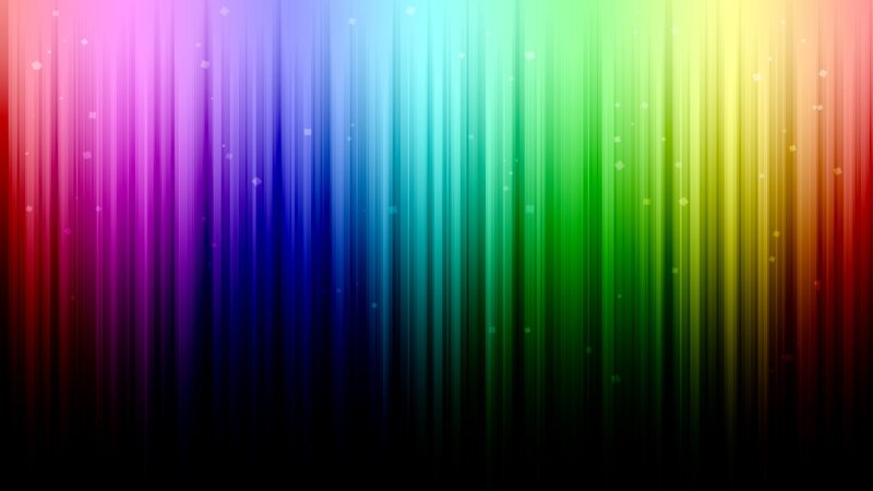 rainbow vertical stripes