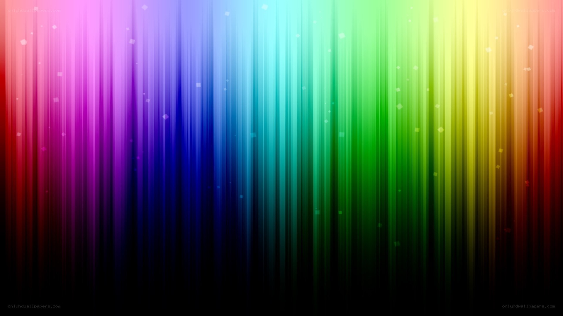 rainbow vertical stripes