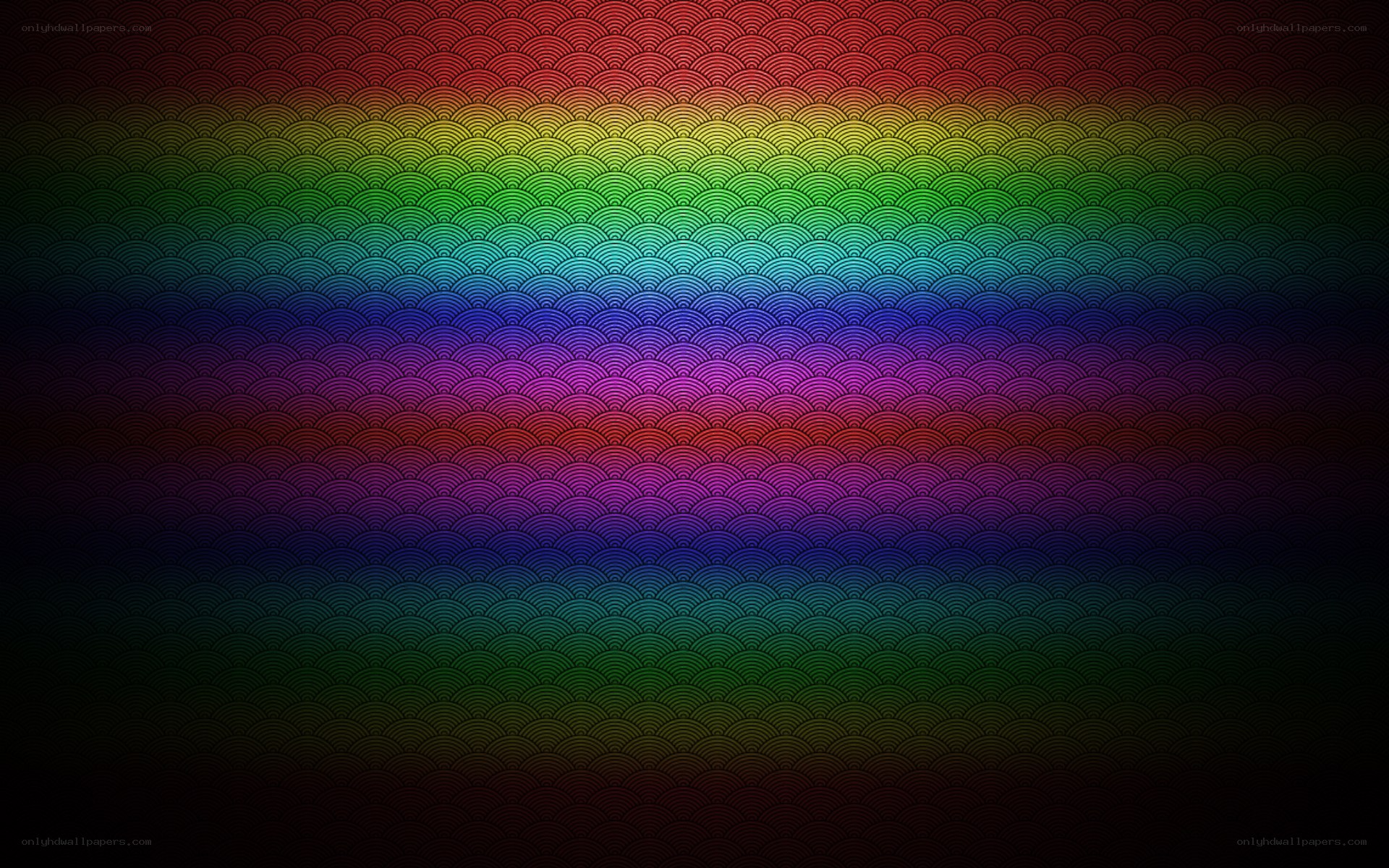 rainbow wave pattern