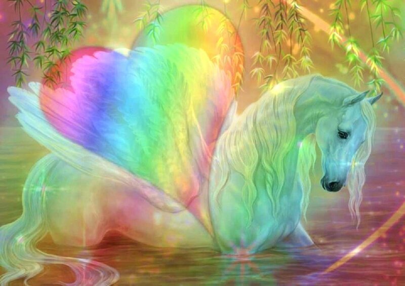 Rainbow-winged Horse