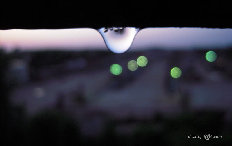 Raindrop on Window