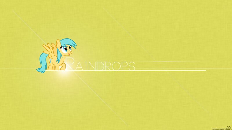 Raindrops character wallpaper