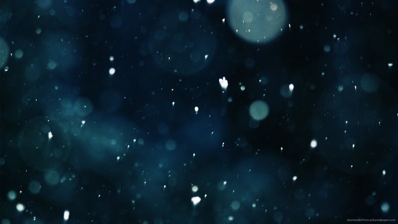 Raindrops in Dark Air — Blue