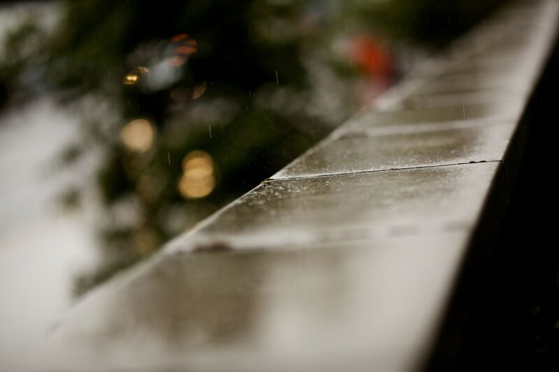 Raindrops on a Ledge