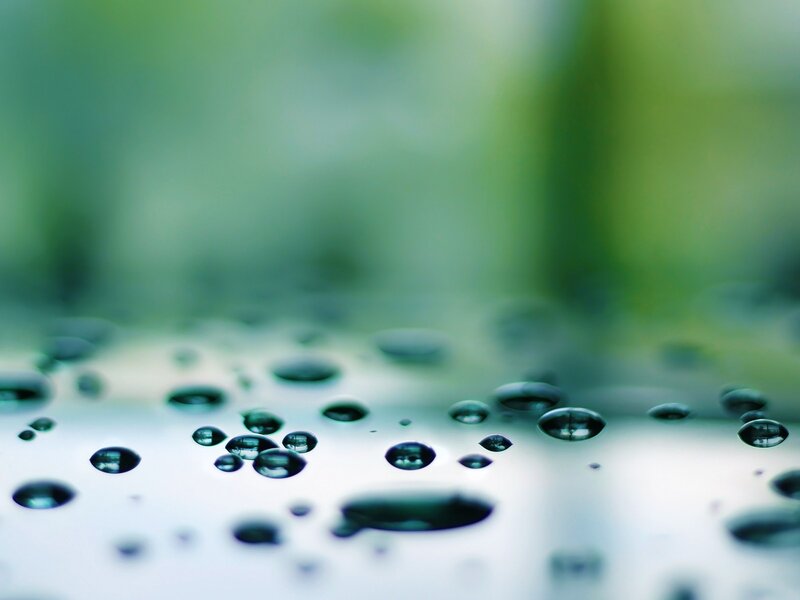Raindrops on a Surface — Calm