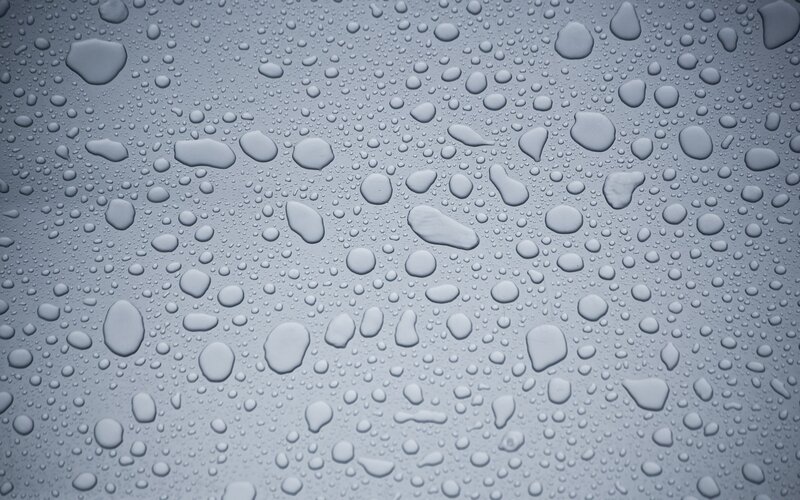Raindrops on a Surface — Gray