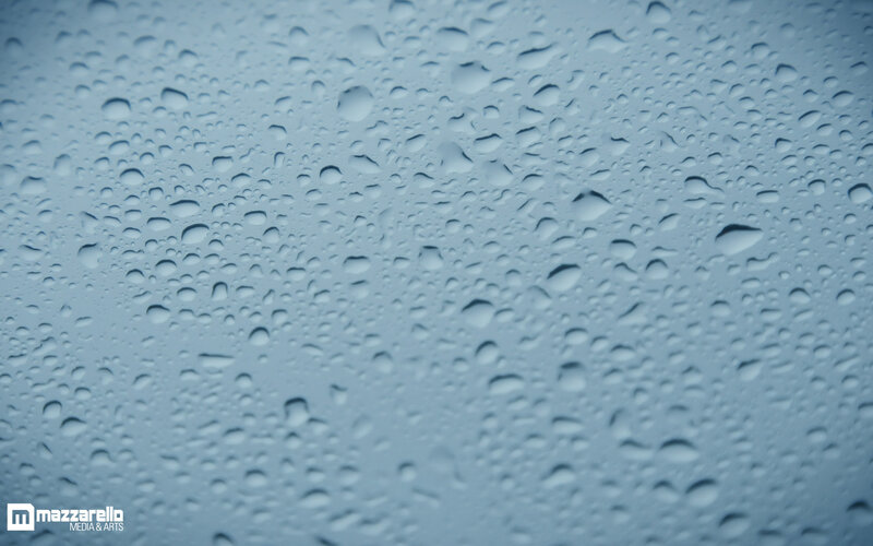 raindrops on a surface
