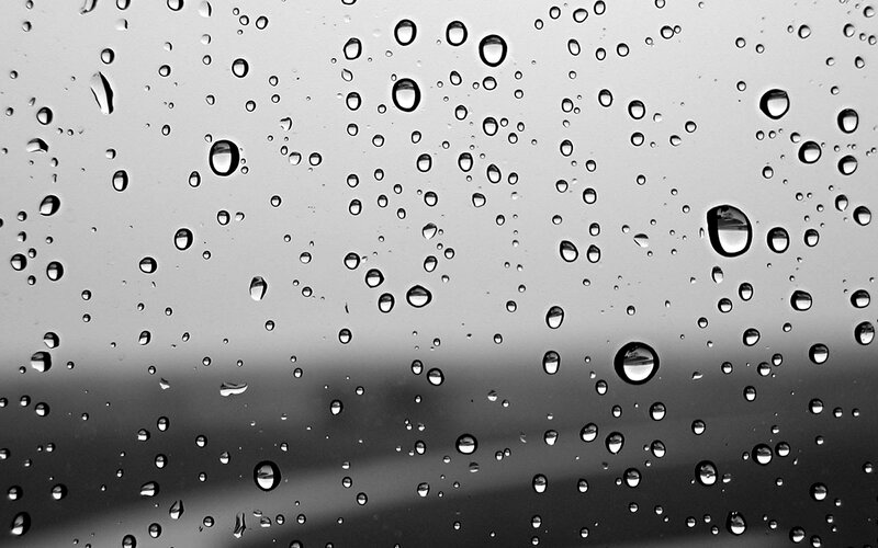 Raindrops on a window