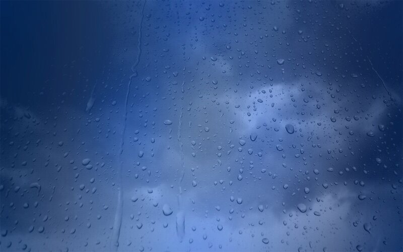 raindrops on a window