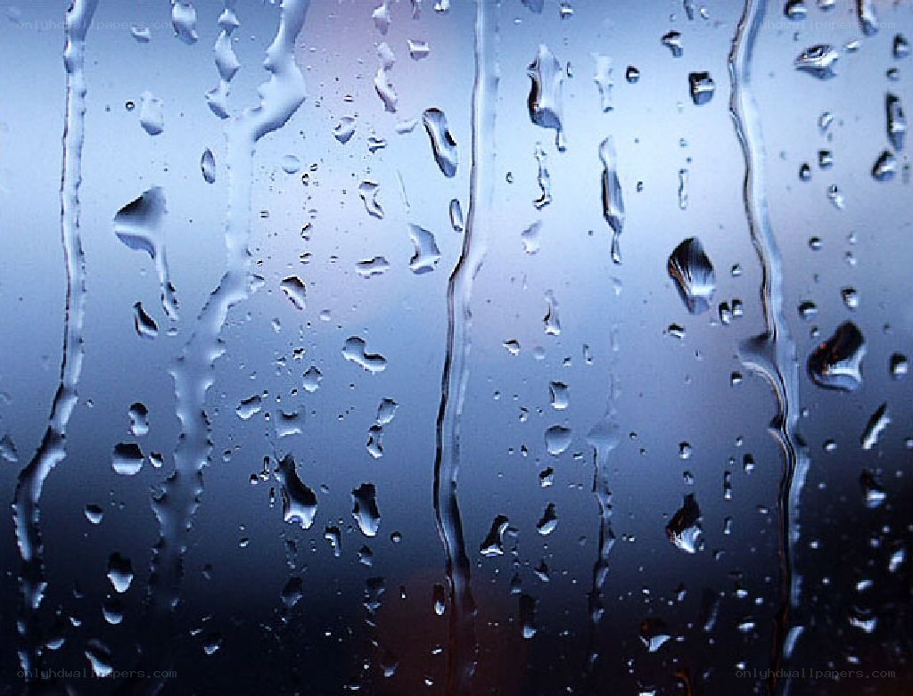 raindrops on a window