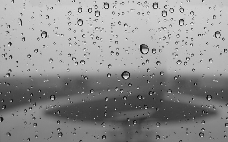 raindrops on a window
