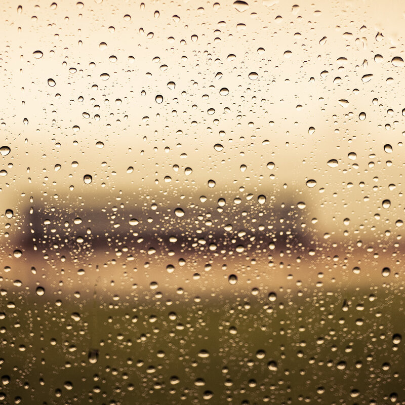 raindrops on a window