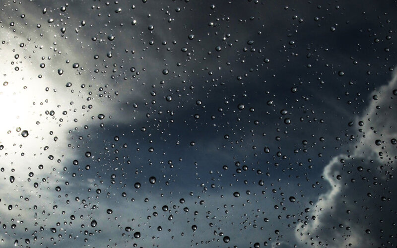 Raindrops on a window